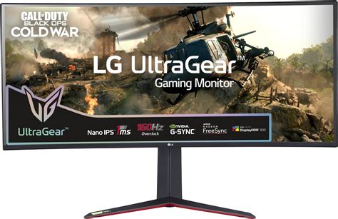 LG 34GP83A-B 34 Inch 21: 9 Ultragear Curved QHD (3440 x 1440) 1ms Nano ...