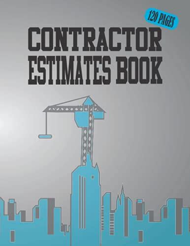 Contractor Estimate Book Contractor Estimate Book Log Book Record