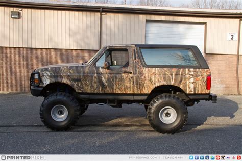 Ford Bronco Whitetail Camouflage Wrap Lifted Ford Bronco Flickr