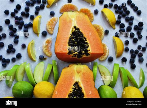fresh colorful fruits Stock Photo - Alamy