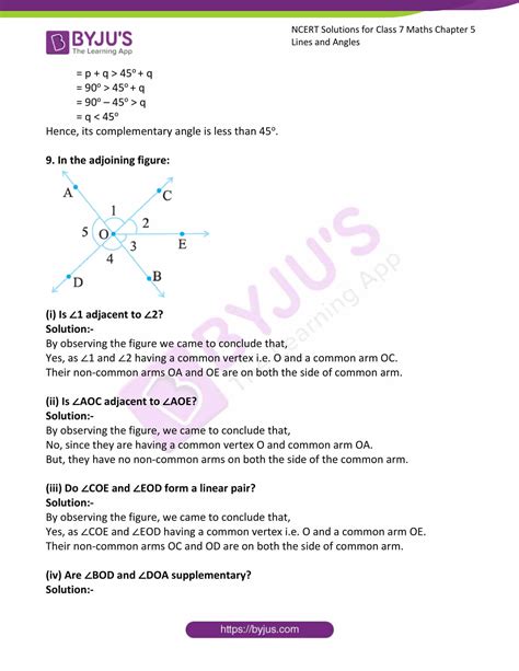 Ncert Solutions For Class Maths Chapter Lines And Angles Access