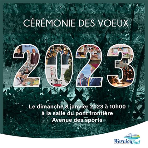 Cérémonie des vœux 2023 Ville de Wervicq sud