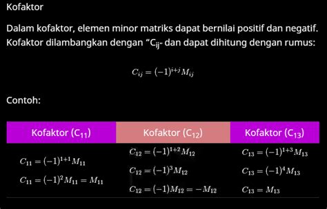 Mencari Determinan Matriks 3×3 Dengan Metode Ekspansi Kofaktor By Ilham Setia Bhakti Medium