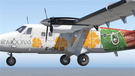 Rwdesign Dhc V Air Moorea F Ohjg Livery Aircraft Skins Liveries