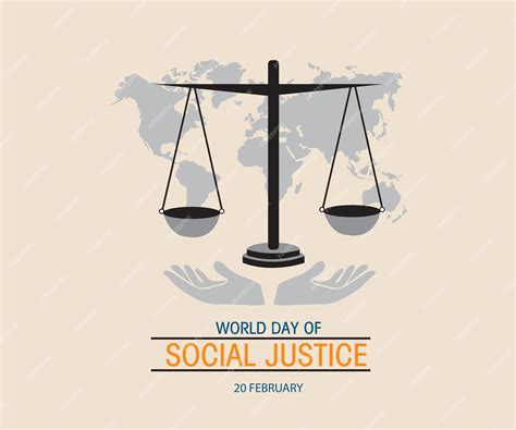 Dia Mundial Da Justiça Social Social Media Banner Design Vetor Premium