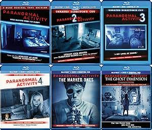 Paranormal Activity 1 4 The Marked Ones The Ghost Dimension Blu