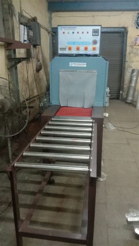 Three Phase Mild Steel Heat Shrink Tunnel Machine At