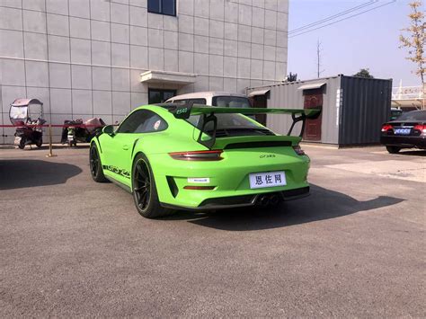 保时捷 911 Gt3 Rs 蜥蜴绿黑绿 2019年1月上牌 11000公里 恩佐网