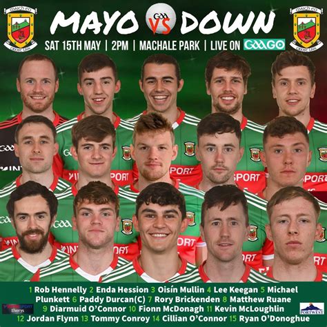 Mayo Gaa On Twitter Our Senior Footballers Get Their 2021 League Div