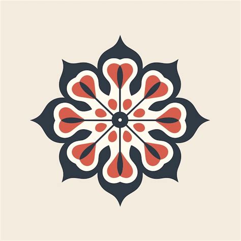 Premium Vector Seamless Colorful Single Flower Pattern
