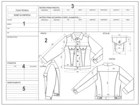 Ficha Técnica De Moda Fonte Elaborado Pela Autora 2018 Download Scientific Diagram