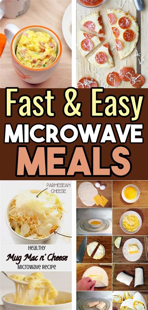 Microwave Fast Food Recipes