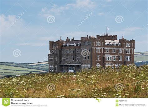 Camelot Castle, Glebe Cliff, Tintagel, Cornwall, England Editorial ...