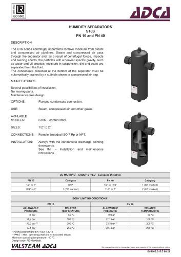 All VALSTEAM ADCA Engineering S A Catalogs And Technical Brochures