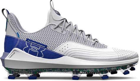 Under Armour Ua Harper 7 Low Elite Tpu Baseball Cleats In Blue For Men