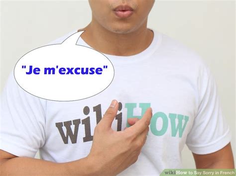 How To Say Sorry In French 12 Steps With Pictures Wikihow