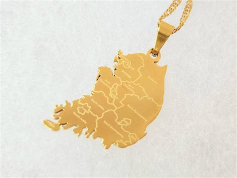 South Korea Map Necklace South Korea Necklaces Korean Patriotic