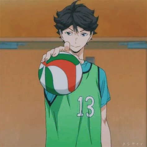 App Anime Oikawa Tooru Geek Out Green Aesthetic Haikyuu Anime