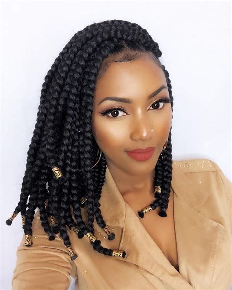 These 18 Jumbo Box Braids Are Just Incredible Hairstyles Vip