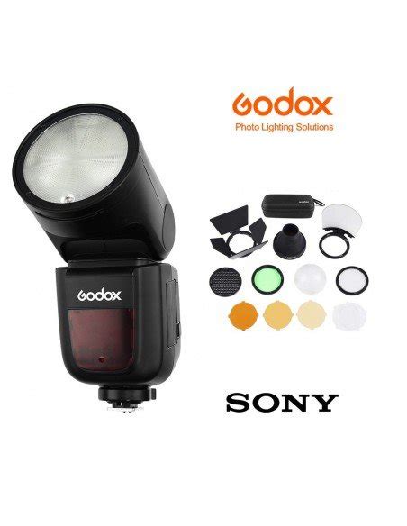 Kit Godox V1 Sony Zapata metálica con accesorios AK R1 bargainfotos