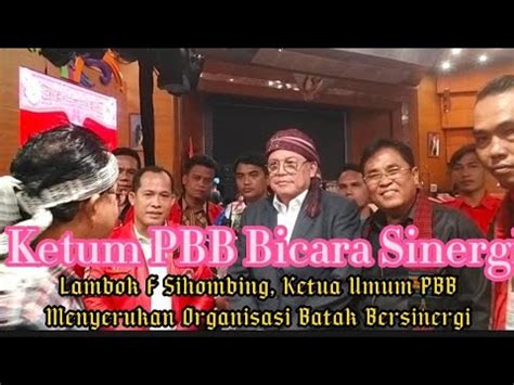 Pemuda Batak Bersatu Serukan Organisasi Batak Seperasaan Sepenanggungan