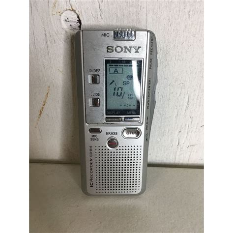 Sony Handheld Digital Voice Recorder Icd B16 Etsy