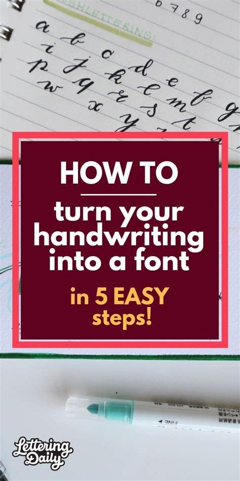 How To Make Awesome Calligraphy Fonts 5 Easy Steps Lettering Fonts Hand Lettering Tutorial