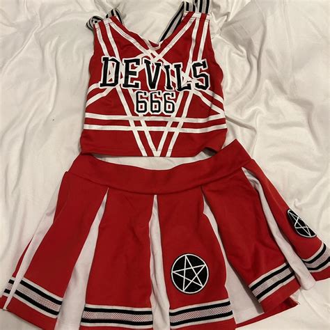 Devils Dolls Kill Cheerleader Costume Originally Depop