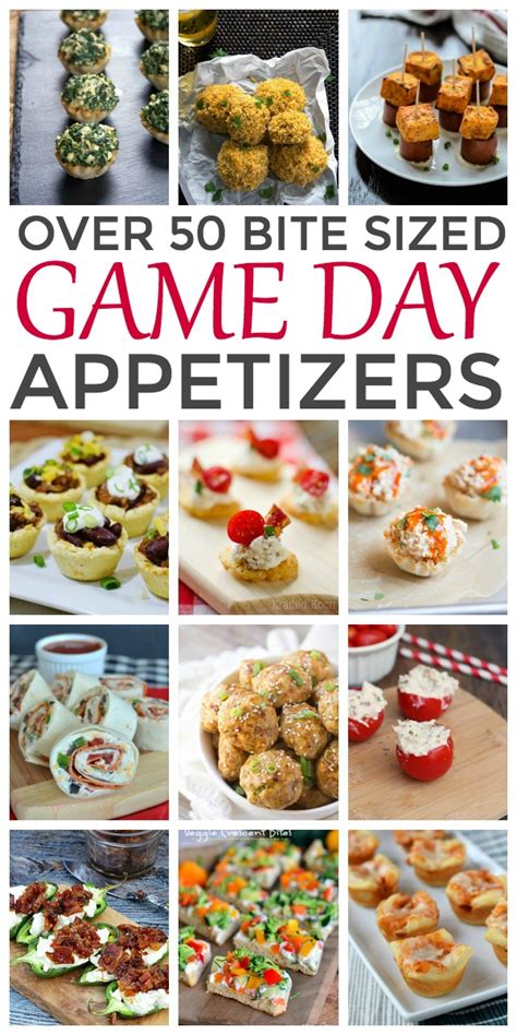 Over 50 Bite Sized Game Day Appetizers This Gal Cooks