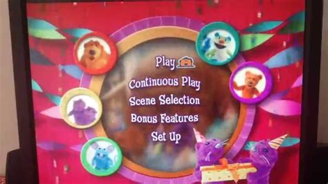 Bear In The Big Blue House Dvd Menu Walkthrough Youtube