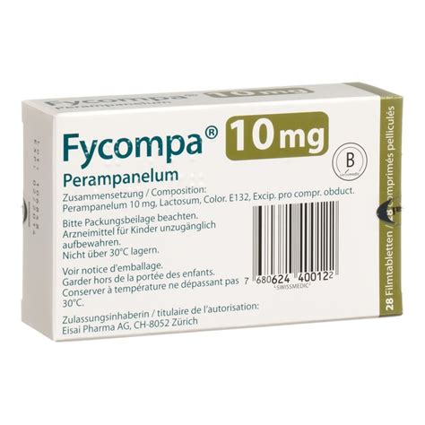 Fycompa Cpr Pell 10 Mg Blist 28 Pce Commander En Ligne