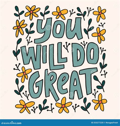 great hand drawn quote creative lettering illustration