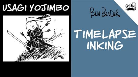 Usagi Yojimbo In Armor Ink Drawing Of Stan Sakai S Amazing Comic Book