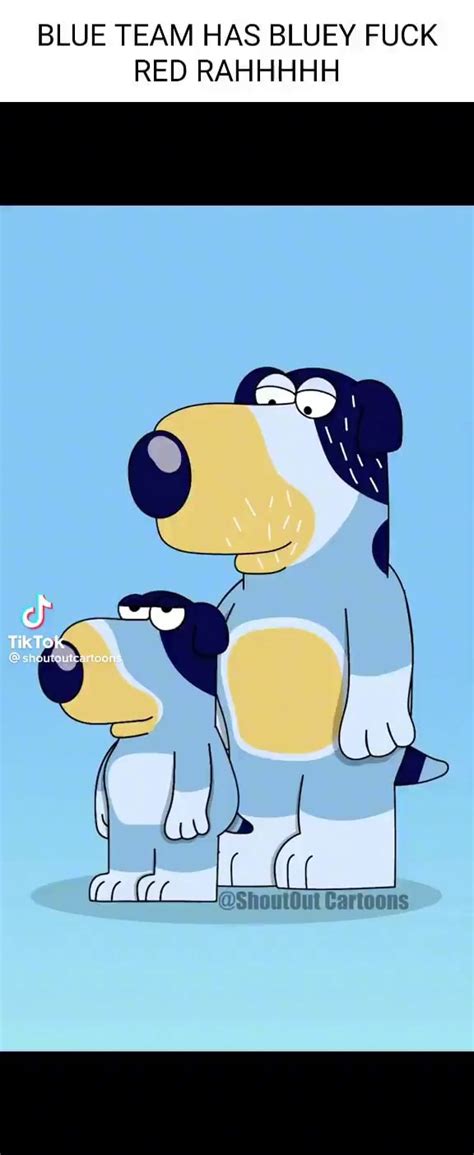 BLUE TEAM HAS BLUEY FUCK RED RAHHHHH ShoutOut Cartoons IFunny
