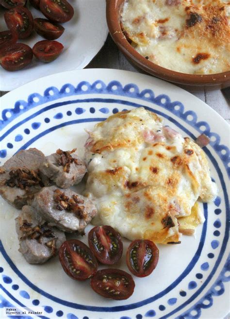 Patatas Asadas Con Bechamel Al Horno Receta Cl Sica Renovada