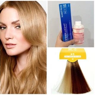 Jual Cat Rambut Bleaching Wonderlight Matrix Blonde Pirang Free Oxydant Shopee Indonesia