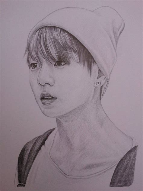 25 Idea Bts Jungkook Drawing Sketch With Creative Ideas Sketch Art