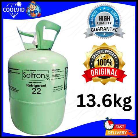 Refrigerant Solfron R Refrigerant Original Freon Tank Kg