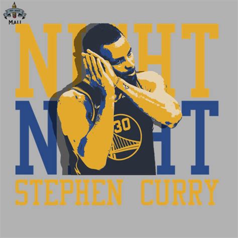 Stephen Curry Night Night Sublimation PNG Download | Inspire Uplift