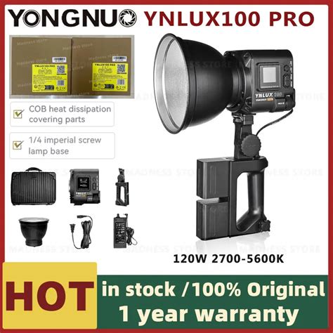 Yongnuo YNLUX100 PRO Upgraded Constant Power 120W Bi Color 2700 6500k