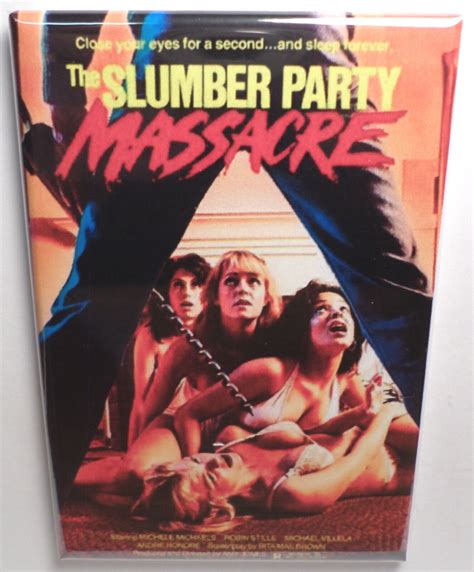 Slumber Party Massacre Vintage Movie Poster 2 X 3 Fridge Locker Magnet Ebay