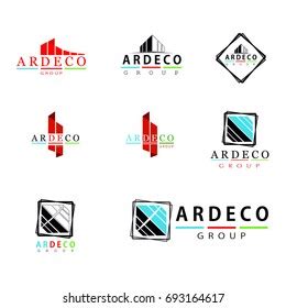 Construction Logo Vector Symbols Stock Vector (Royalty Free) 693164617 ...