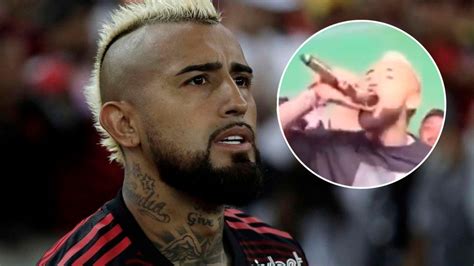 El video viral de Arturo Vidal tras la eliminación de Flamengo del