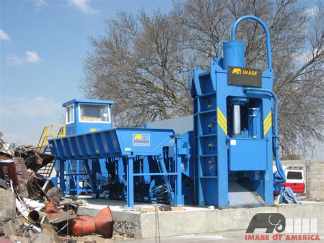 Shear Balers Techonology For Solid Waste Recycling Shear Balers