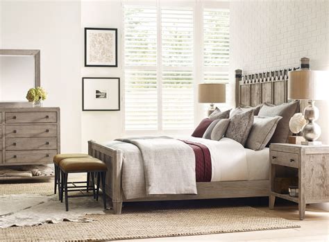 Kincaid Furniture Trails 4pc Newland Bedroom Set in Sandstone