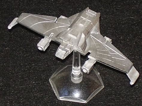 STAR TREK FASA Romulan V 7 Whitewind Class Cruiser Original Pewter Oop