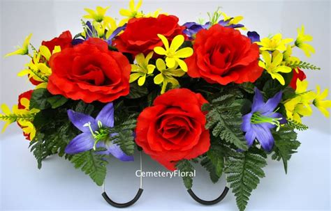 Cemetery flower service~cemetery flowers~funeral flowers~gravesite ...