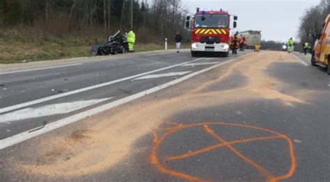 Grave Choc Frontal Sur La RN19 La Presse De Vesoul