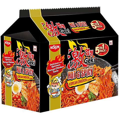 Buy Nissin Geki Hot Spicy Korean Chicken Flavoured Ramen Instant