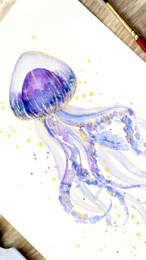 Purple Jellyfish Full Clip On Youtube Artofit